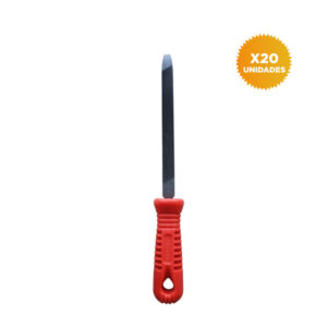 LIMA TRIANGULAR CON MANGO DE 6 HERRAGRO x20