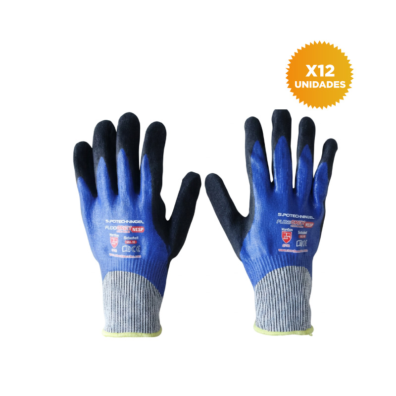 Guantes Anticorte Nitrilo Talla 10 X12 Uds - 1CRFN10