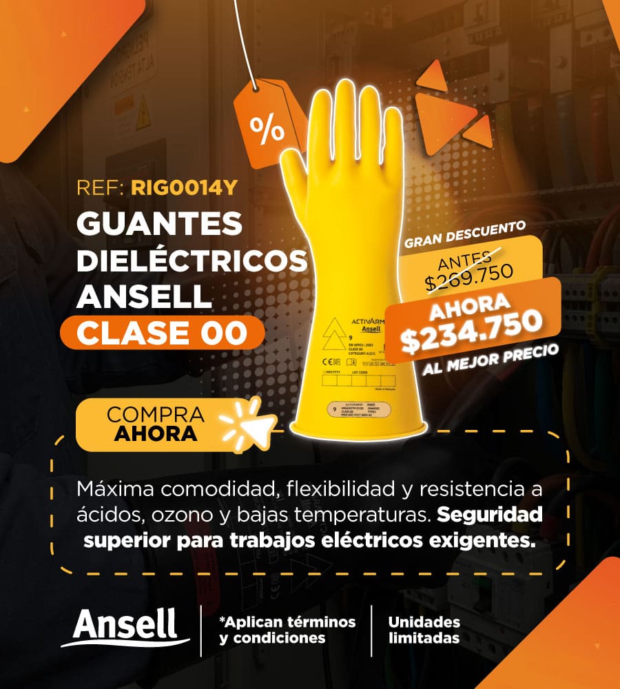 Promoción guantes dieléctricos CL00