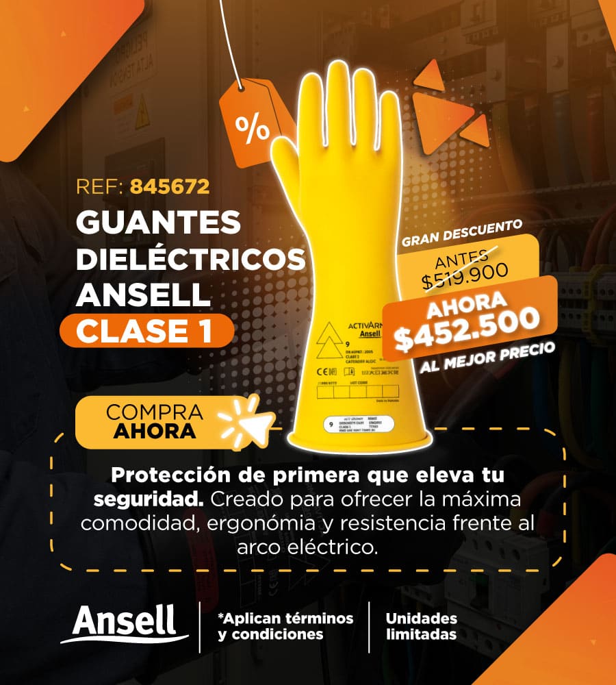 Promoción guantes dieléctricos CL1