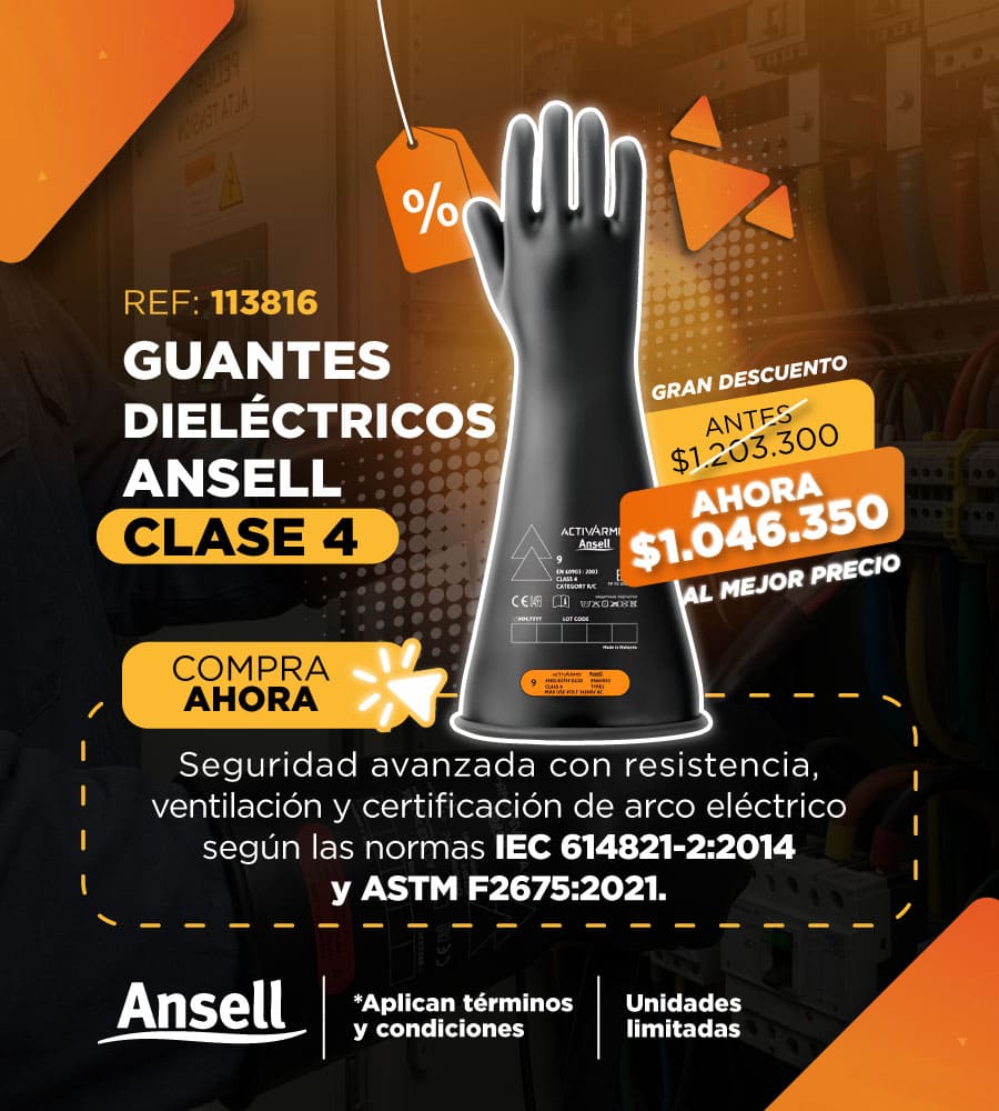 Promoción guantes dieléctricos CL4