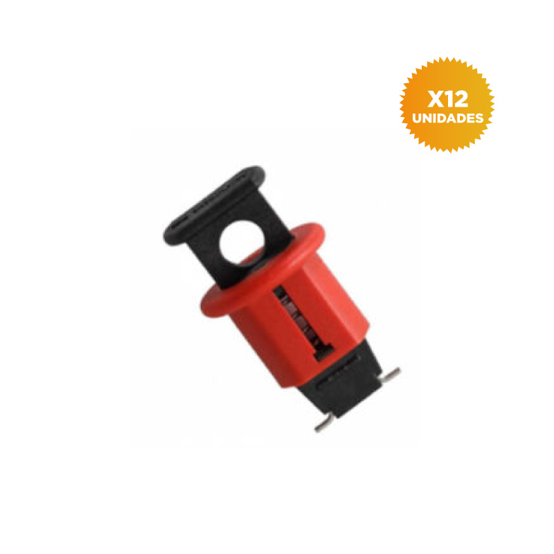 CANDADO DE NYLON TOTALMENTE AISLADO DE 1 X12 UNIDADES - BDS-D8601