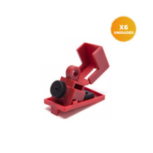 BLOQUEO PARA INTERRUPTORES CAJA MOLDEADA X6 UNIDADES - BDS-D8611