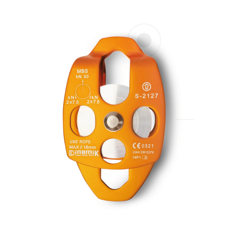 POLEA DOBLE EN ALUMINIO