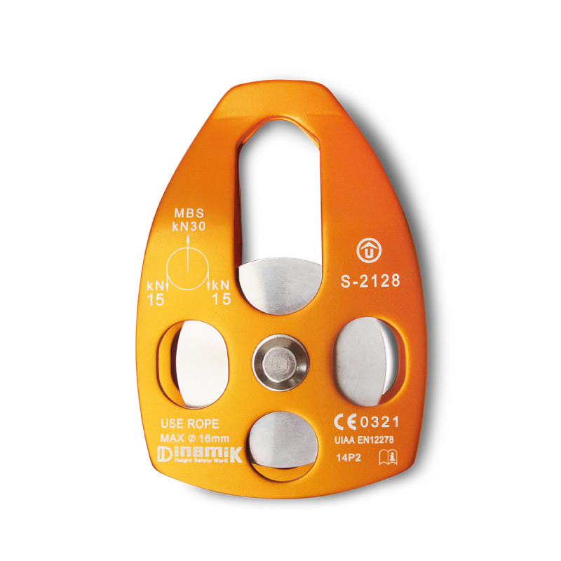 Polea sencilla de aluminio