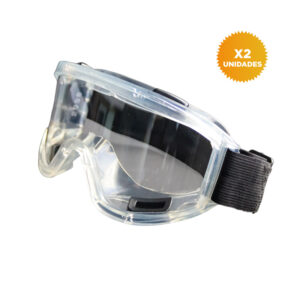 GAFAS PROTECTORAS PLASTICAS CON BANDA DE AJUSTE PRESTIGE X2 UNIDADES- GA-PRO